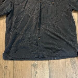 Men's Black Patterned Shirt